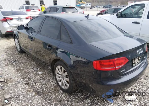 2012 Audi A4 2.0T Premium z USA, uszkodzony, nr VIN WAUBFAFL0CN004133
